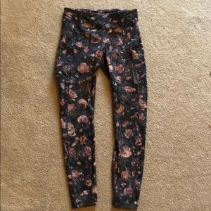 Size 6 lululemon floral leggings